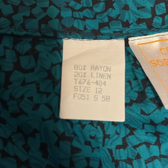 Vintage Pendleton pleated teal skirt - Picture 5 of 10